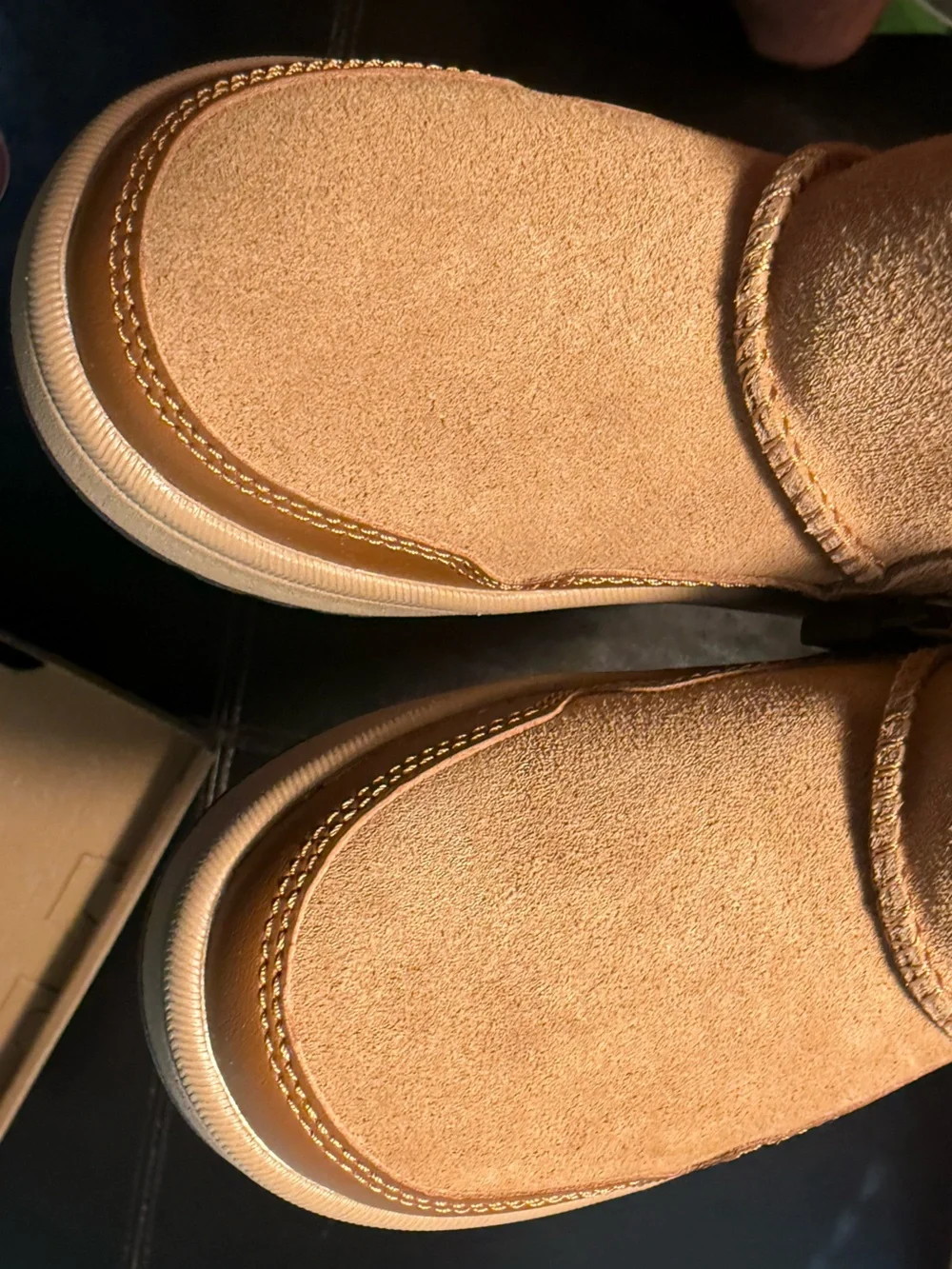 NWT UGG Kids Chestnut Hamdi Suede Zip Ankle Boots Unisex Toddler Size 9